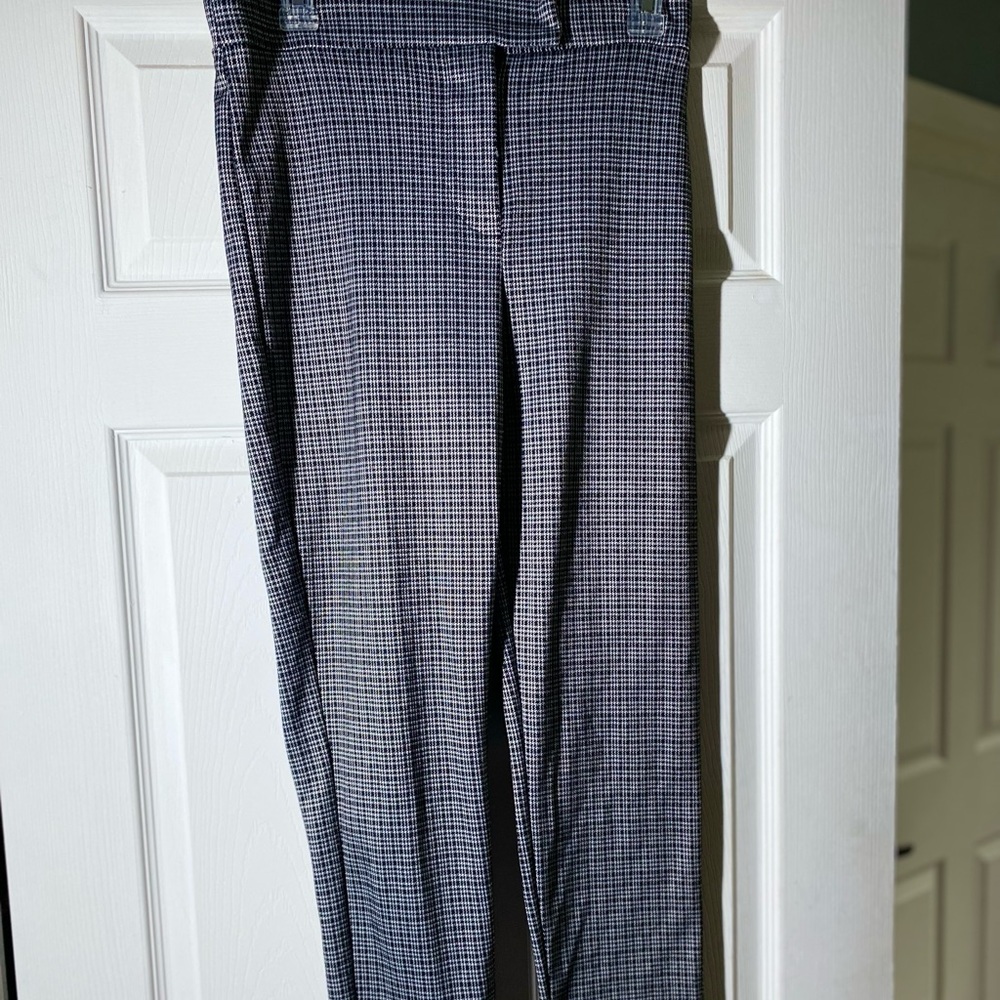 Plaid cropped pant